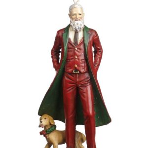 Decorazioni per Albero di Natale Uomo Donna con Cane