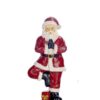 Babbo Natale Yoga Rosso Scelta Tra 4 Posizioni H13 Cm