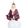 Decorazione Per Albero Di Babbo Natale Posizione Yoga Su Palla