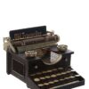 Macchina Da Scrivere Vintage Da Decorazione In Metallo Nera