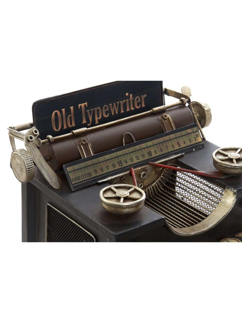 Macchina Da Scrivere Vintage Da Decorazione In Metallo Nera