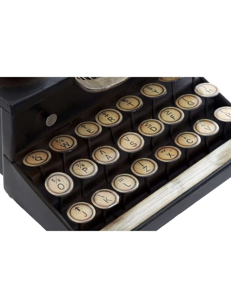 Macchina Da Scrivere Vintage Da Decorazione In Metallo Nera
