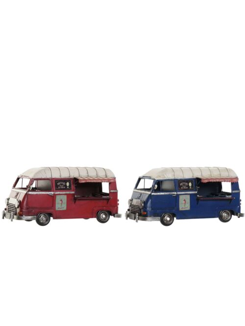 Decorazione Veicolo Food Truck in Metallo Vintage