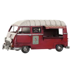 Decorazione Veicolo Food Truck in Metallo Vintage