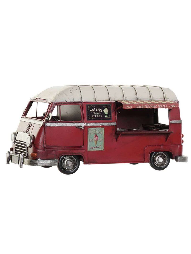 Decorazione Veicolo Food Truck In Metallo Vintage
