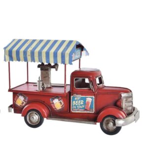 Decorazione in Metallo Camion della Birra Vintage