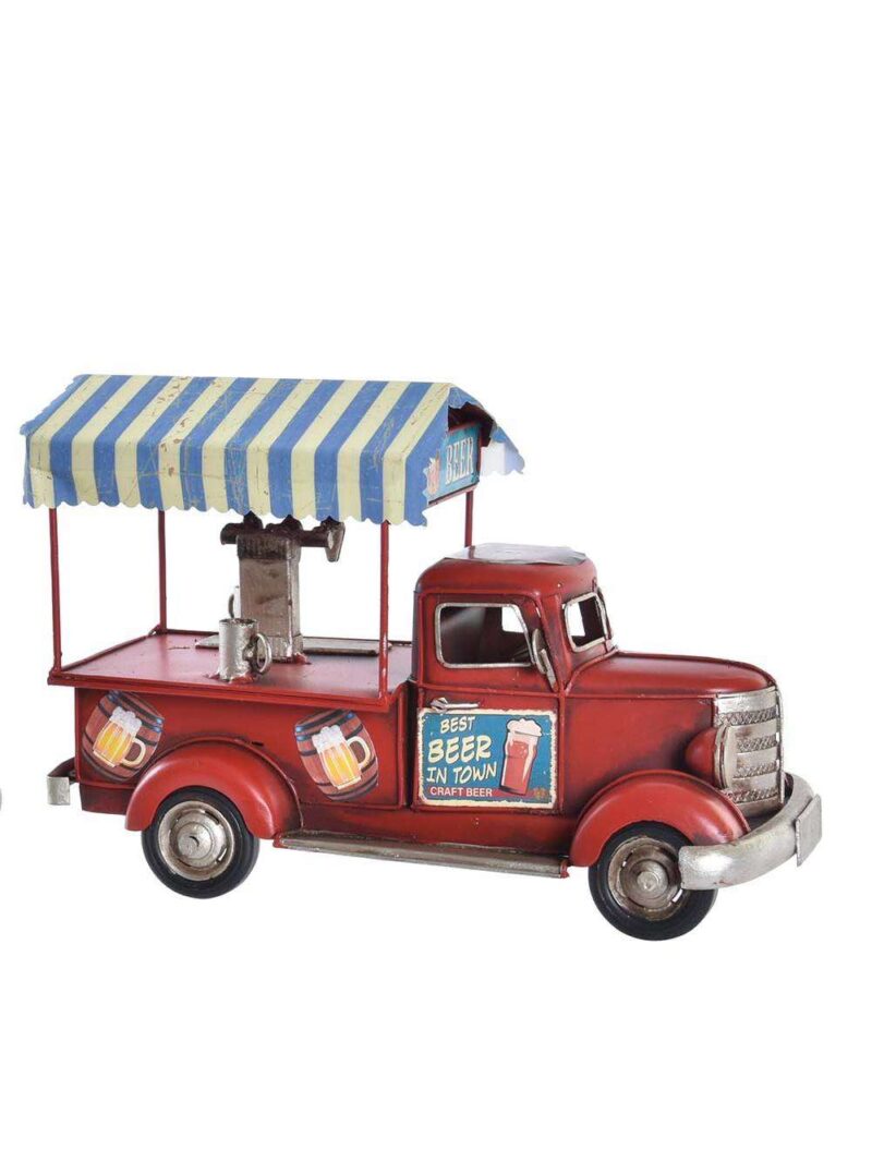 Decorazione In Metallo Camion Della Birra Vintage