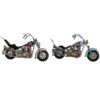 Decorazione Moto Chopper Vintage In Metallo