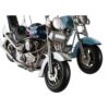 Decorazione Moto Chopper Vintage In Metallo