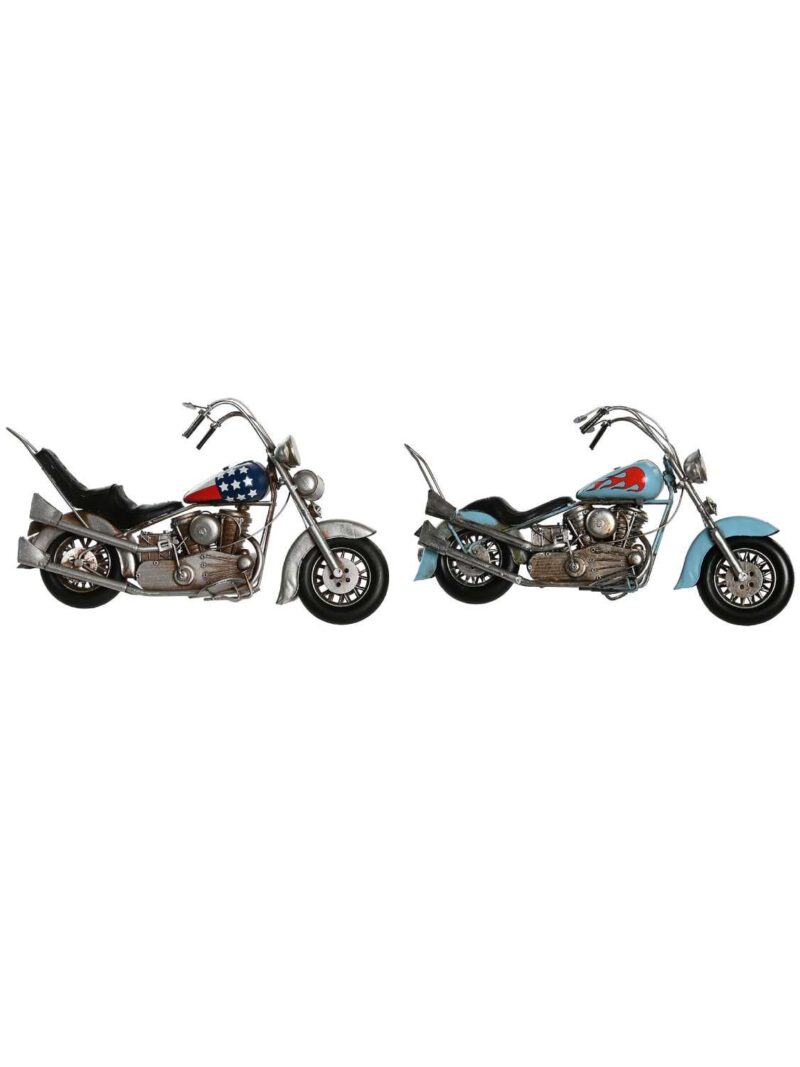 Decorazione Moto Chopper Vintage In Metallo