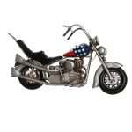 Decorazione Moto Chopper Vintage in Metallo