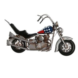 Decorazione Moto Chopper Vintage in Metallo