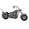Decorazione Moto Chopper Vintage In Metallo