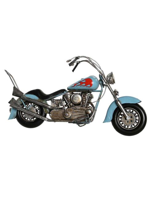 Decorazione Moto Chopper Vintage in Metallo