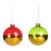 Palla In Vetro Per Albero Di Natale Oro 8Cm