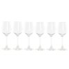 Set Di 6 Bicchieri In Cristallo Per Acqua 250Ml