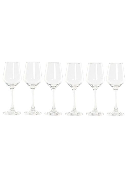 Set di 6 Bicchieri in Cristallo per Acqua 250ml