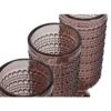 Set Di 6 Bicchieri In Cristallo Colore Rosa 6X6X19 Cm