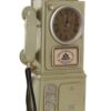 Orologio Da Tavolo Metallo Telefono A Gettoni Vintage