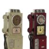 Orologio Da Tavolo Metallo Telefono A Gettoni Vintage