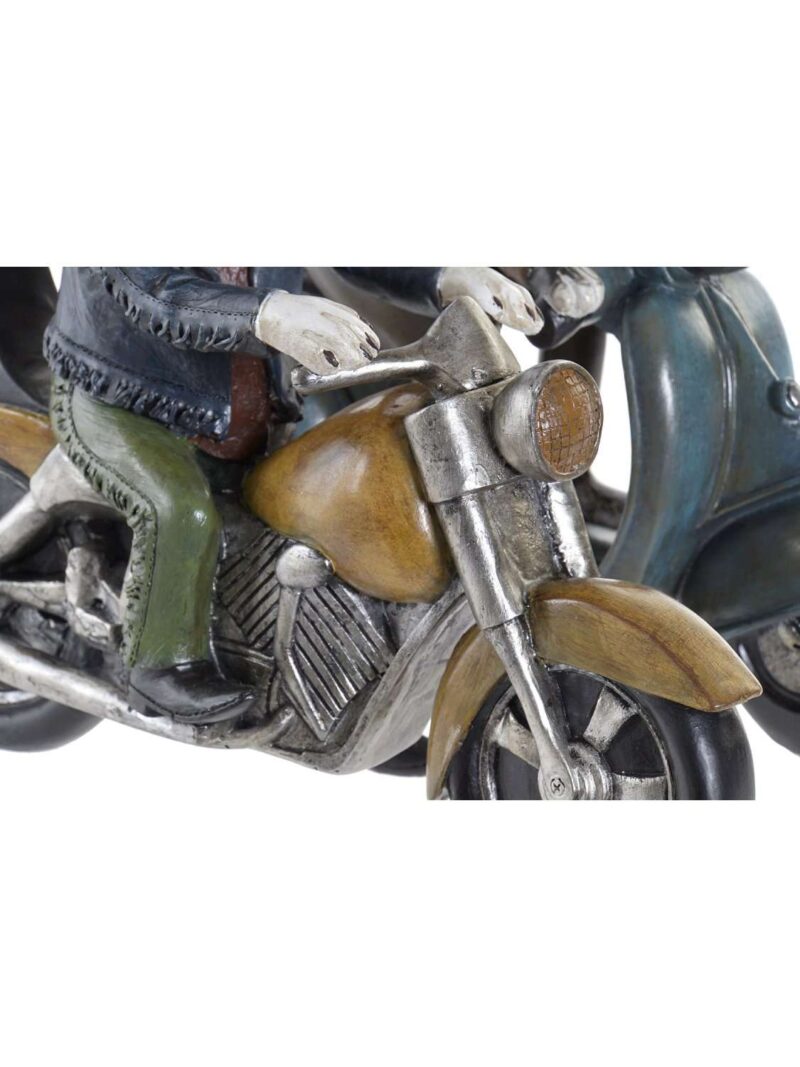 Cane Su Scooter Figura Decorativa In Resina