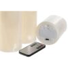 Set 3 Candele A Led Bianche Con Telecomando