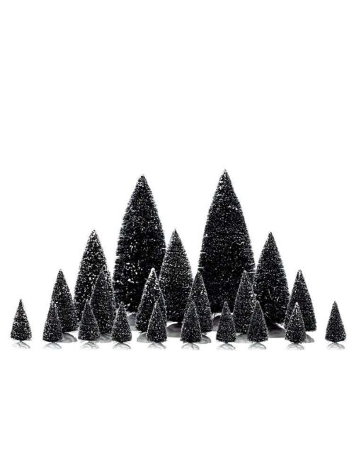 Assortimento 21 Pini VILLAGGIO DI NATALE LEMAX - Assorted Pine