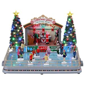 Christmas Grove Skating Rink Lemax