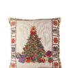 Cuscino Albero di Natale Multicolor 45x45x15