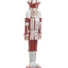 Schiaccianoci Bianco Rosso in Poliresina h92