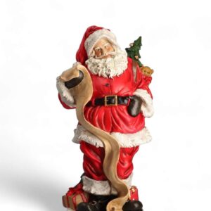 Decorazione di Babbo Natale in Resina 15x13x26