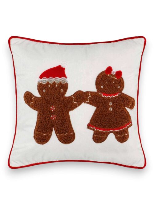 Cuscino Gingerbread Ricamato 40x40