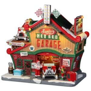Santa’s Hot Rod Garage Lemax