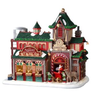 Santa’s Reindeer Stables Lemax