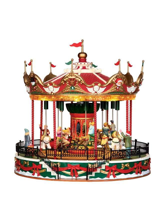 Santa Carousel Lemax