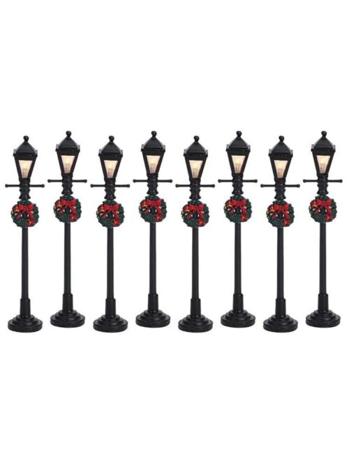 Gas Lantern Street Lamp Set Of 8