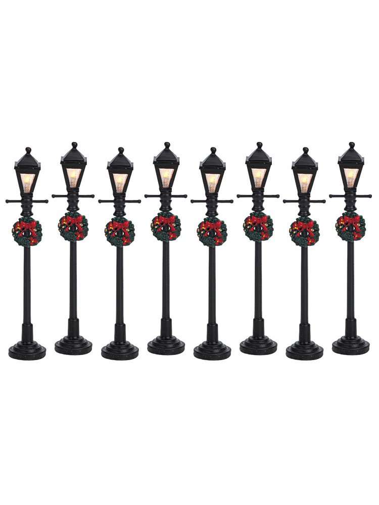 Gas Lantern Street Lamp Set Of 8