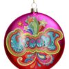 Ornamento Disco Groovy Rosa