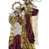 Decorazione Rappresentativa Della Natalità Rosso H90 Cm