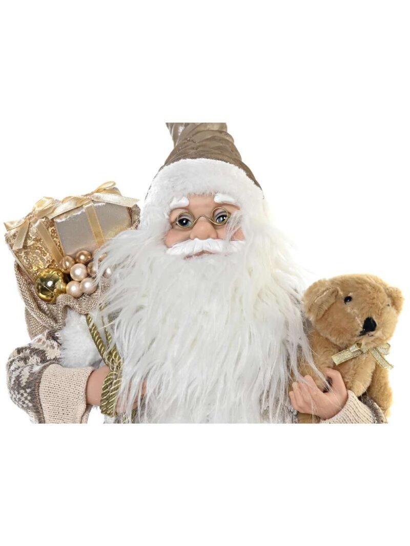 Decorazione Babbo Natale Con Doni Champagne