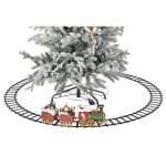 Treno LED in Resina con Movimento e Musica