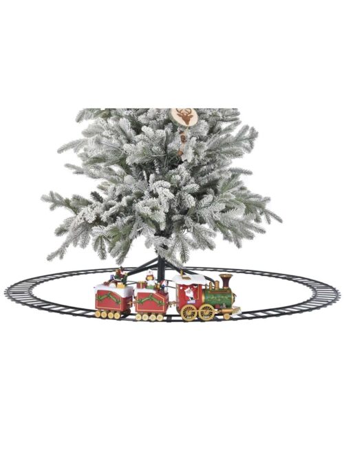 Treno LED in Resina con Movimento e Musica