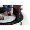 Figura Natalizia Con Babbo Natale Led E Trenino