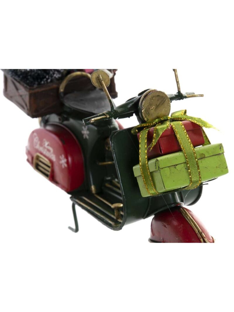 Vespa Natalizia In Metallo Con Doni