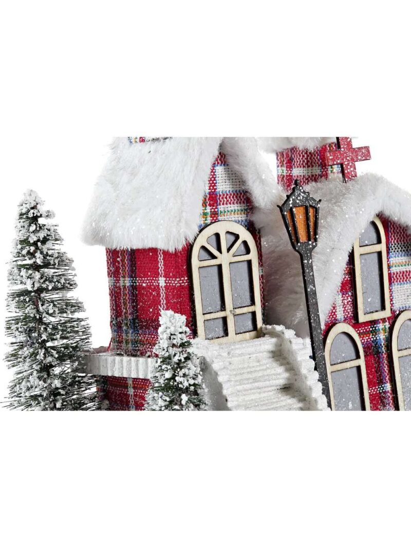 Figura Casetta Natalizia Con Led