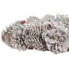 Ghirlanda Verde Con Pigne Marrone 150 Cm