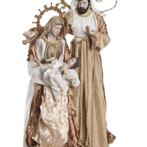 Decorazione Rappresentativa della Natalità Dorato h90 cm