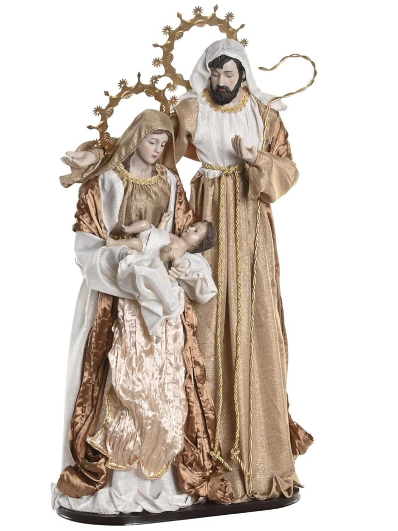 Decorazione Rappresentativa Della Natalità Dorato H90 Cm