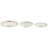 Set 18 Piatti Porcellana Con Decori Natalizi 27Cm