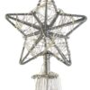 Decorazione Luminosa Cono Con Stella E Led H60